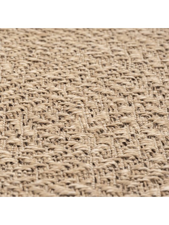 Koberec ZIZUR 100 x 200 cm jutový vzhled interiér i exteriér