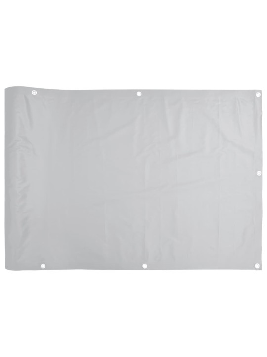 Balkonová zástěna šedá 300 x 90 cm PVC