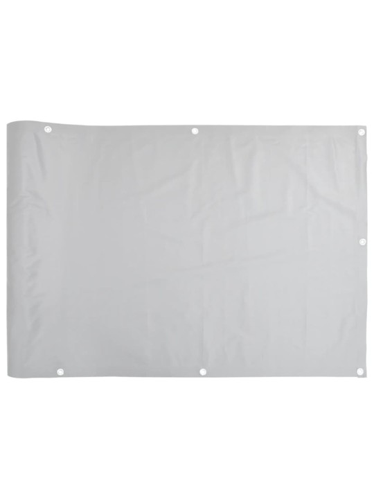 Balkonová zástěna šedá 800 x 90 cm PVC