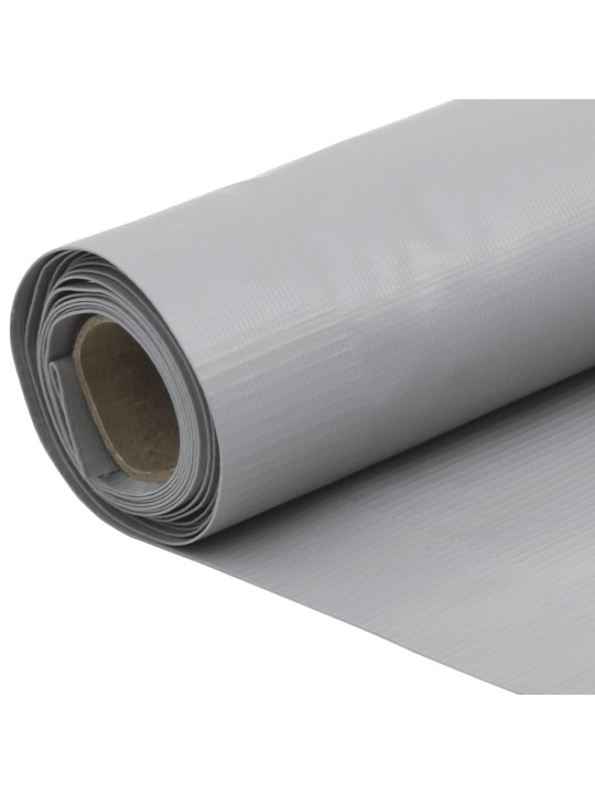 Balkonová zástěna šedá 300 x 120 cm PVC