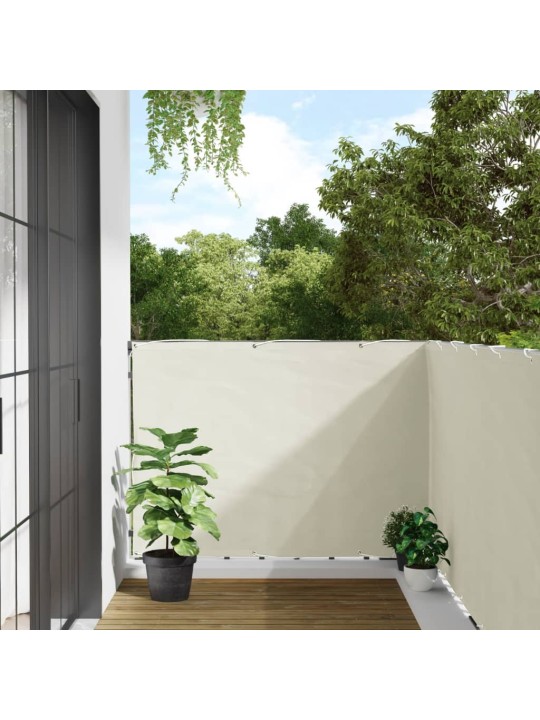 Balkonová zástěna bílá 300 x 120 cm PVC