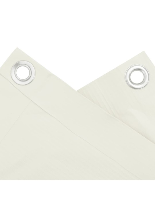 Balkonová zástěna bílá 600 x 120 cm PVC