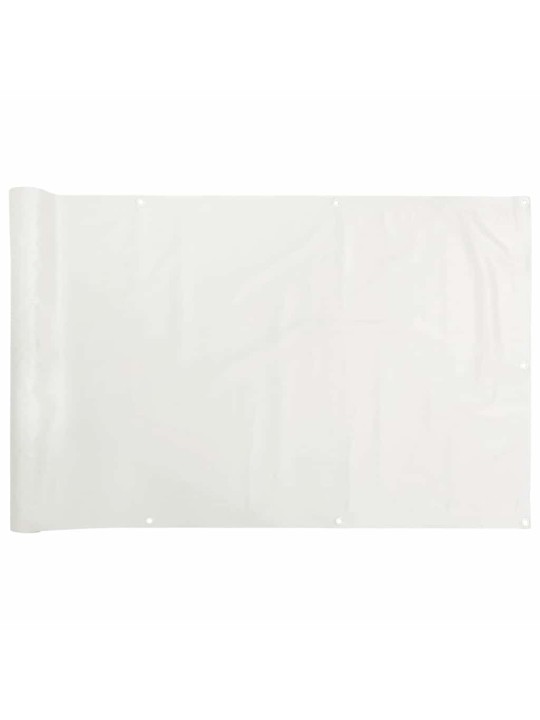Balkonová zástěna bílá 700 x 120 cm pvc