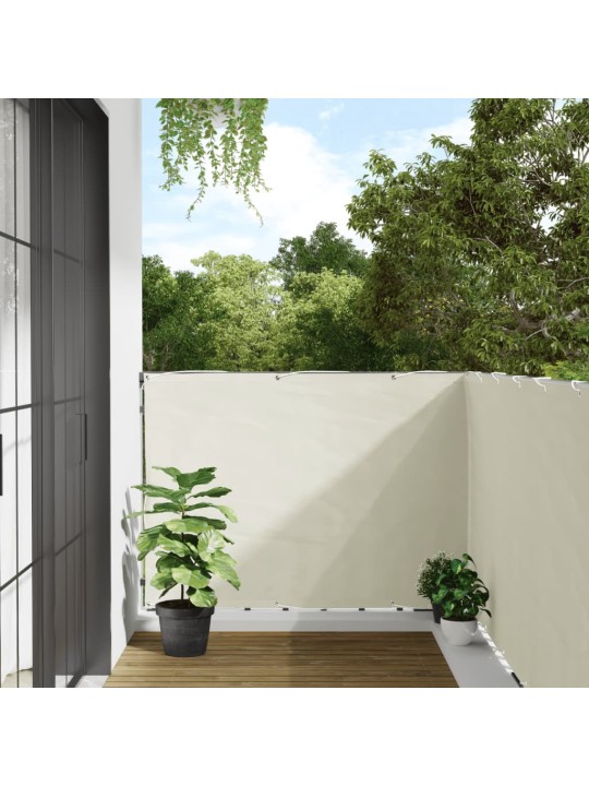 Balkonová zástěna bílá 800 x 120 cm PVC