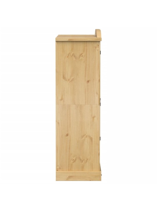 Šatní skříň Corona 151,5 x 52 x 170 cm masivní borové dřevo