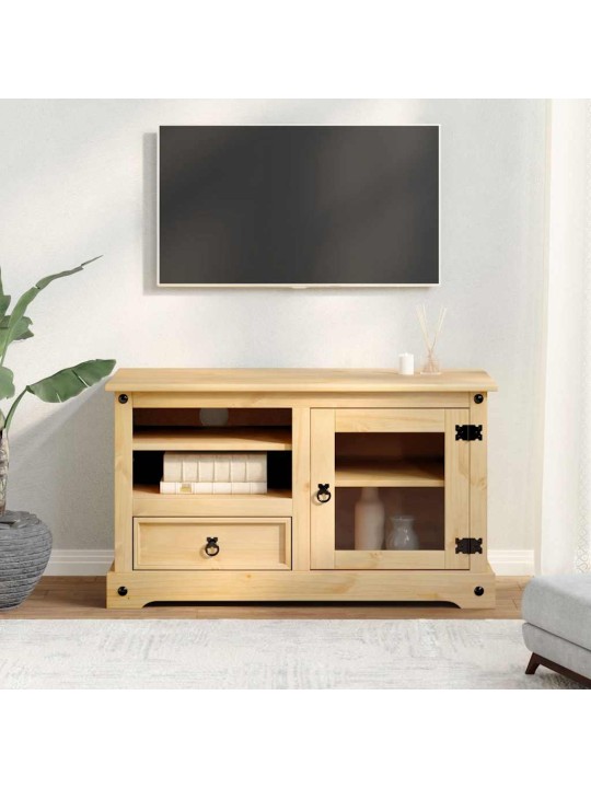 TV skříňka Corona 100 x 45 x 58 cm masivní borové dřevo