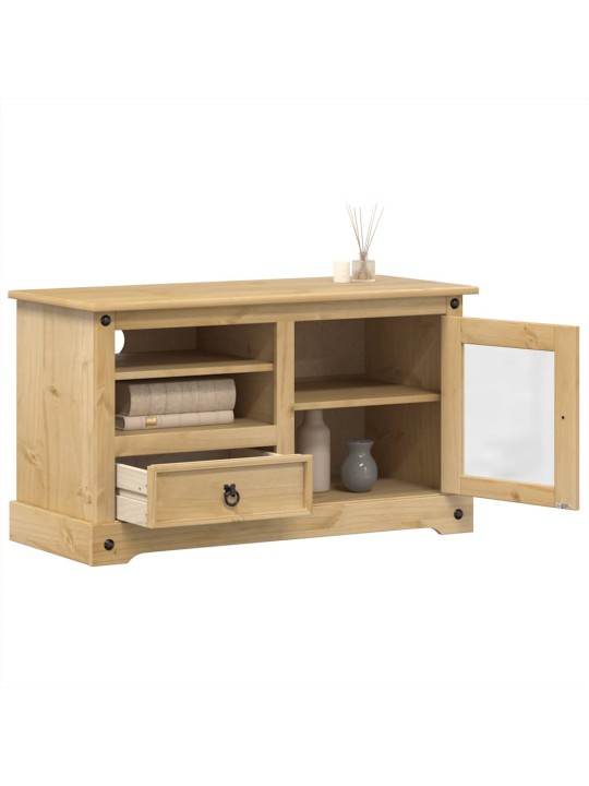 TV skříňka Corona 100 x 45 x 58 cm masivní borové dřevo