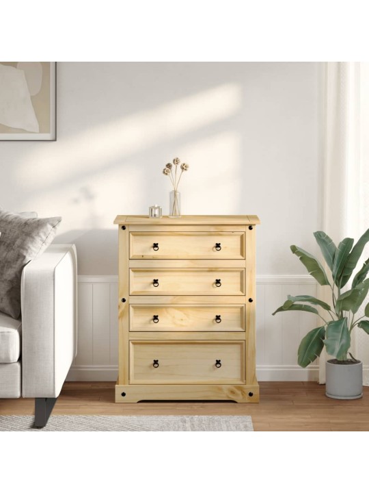 Komoda Corona 92 x 48 x 120 cm masivní borové dřevo