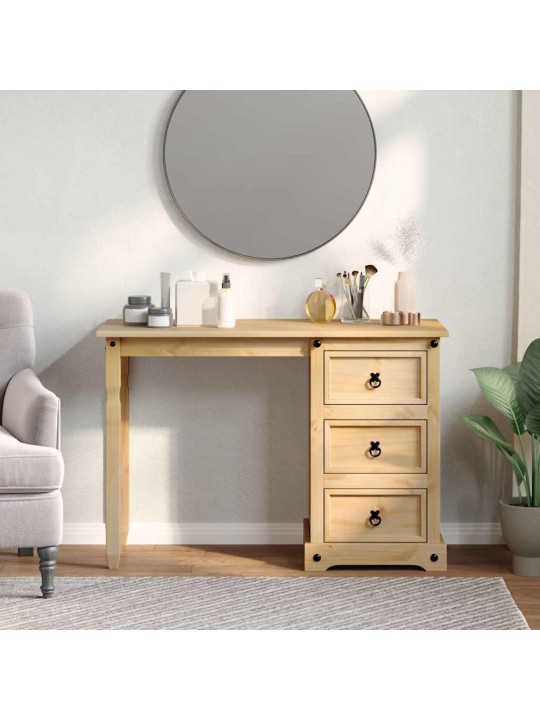 Toaletní stolek Corona 110 x 47 x 75 cm masivní borové dřevo