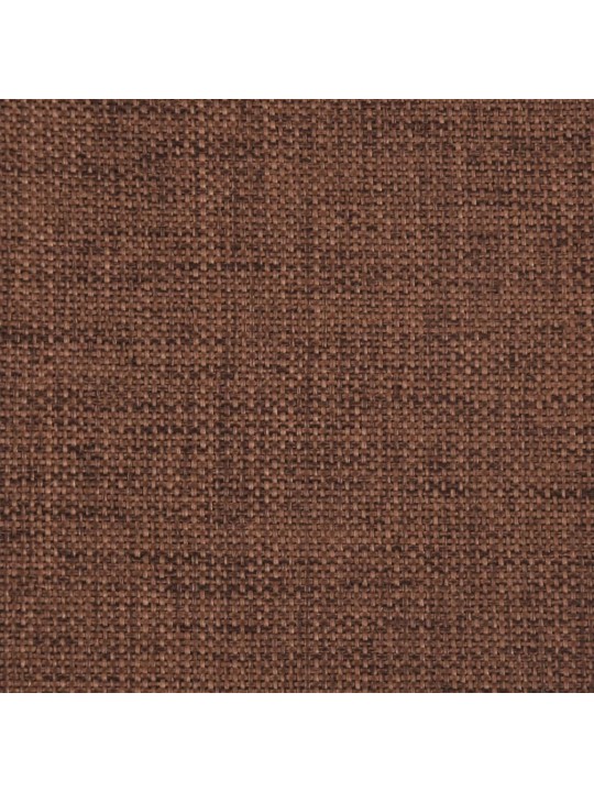 Barové židle 2 ks masivní kaučukové dřevo a textil