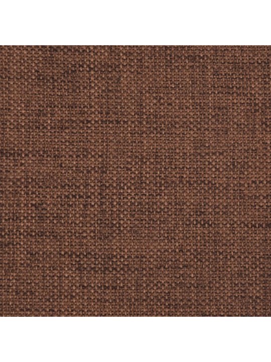 Barové židle 2 ks masivní kaučukové dřevo a textil