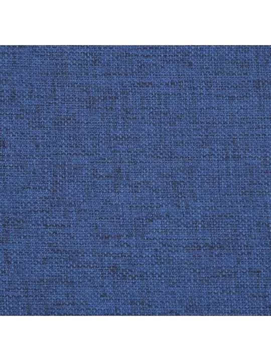 Barové židle 2 ks masivní kaučukové dřevo a textil