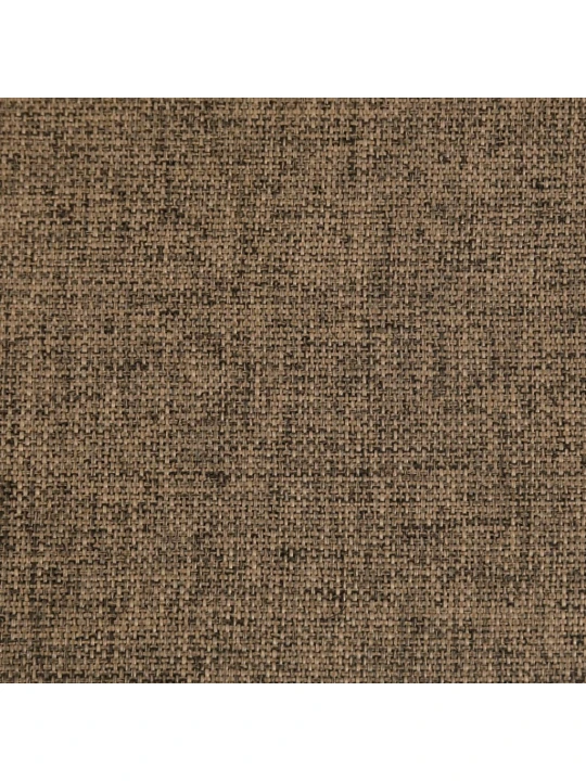 Barové židle 2 ks masivní kaučukové dřevo a textil