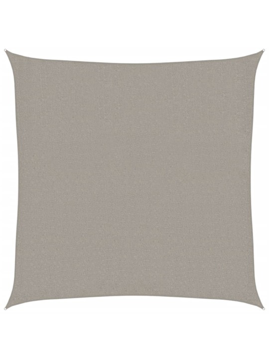 Stínicí plachta 160 g/m² čtverec světle šedá 3,6 x 3,6 m hdpe