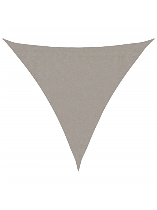 Stínicí plachta 160 g/m² trojúhelník šedá 3,6x3,6x3,6 m hdpe