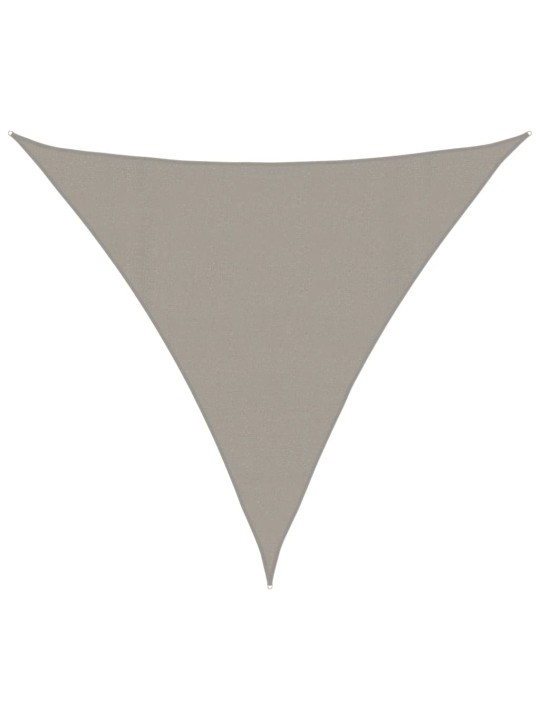 Stínicí plachta 160 g/m² trojúhelník šedá 4,5x4,5x4,5 m hdpe