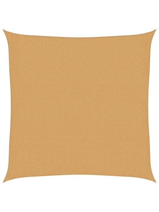 Plachta proti slunci 160 g/m² čtverec písková 2,5 x 2,5 m hdpe