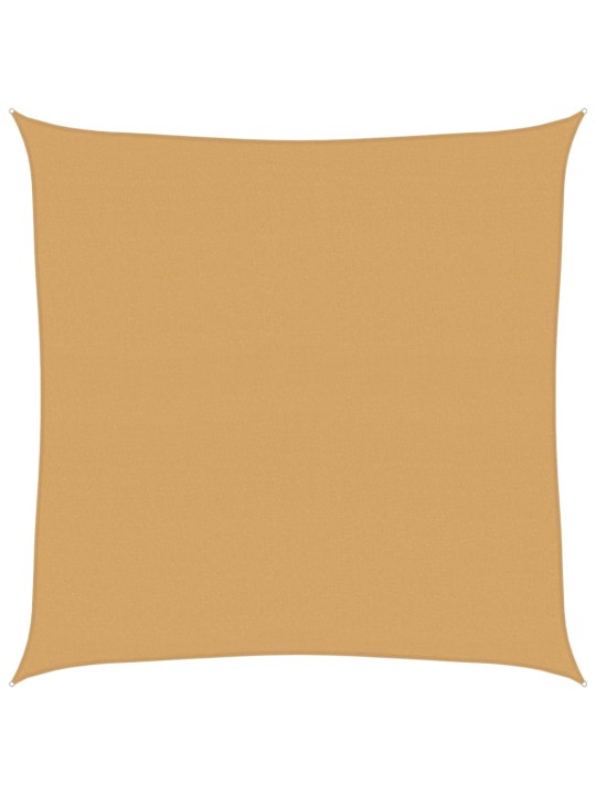 Plachta proti slunci 160 g/m² čtverec písková 4,5 x 4,5 m hdpe