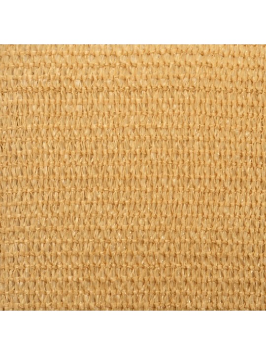 Plachta proti slunci 160 g/m² čtverec písková 6 x 6 m hdpe