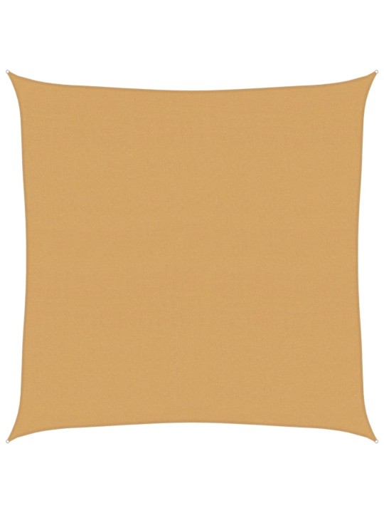 Plachta proti slunci 160 g/m² čtverec písková 7 x 7 m hdpe