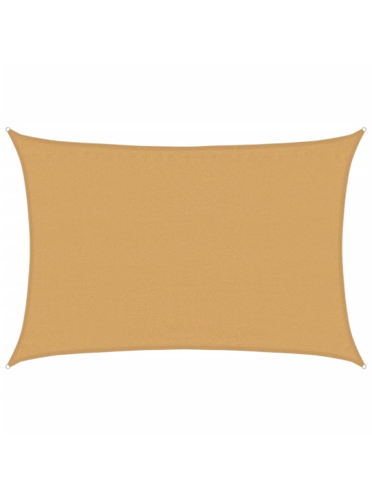 Plachta proti slunci 160 g/m² obdélník písková 3,5 x 4,5 m hdpe