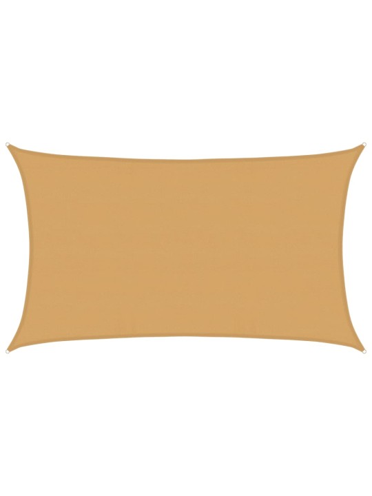 Plachta proti slunci 160 g/m² obdélník písková 5 x 8 m hdpe