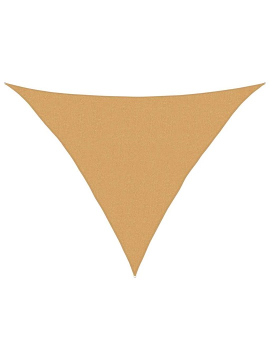 Stínicí plachta 160 g/m² trojúhelník písková 2,5x2,5x3,5 m hdpe