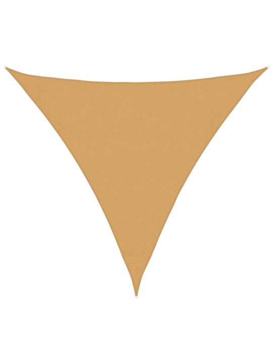 Stínicí plachta 160 g/m² trojúhelník písková 3,6x3,6x3,6 m hdpe