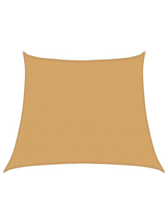Stínicí plachta 160 g/m² lichoběžník světle šedá 3/4 x 3 m hdpe