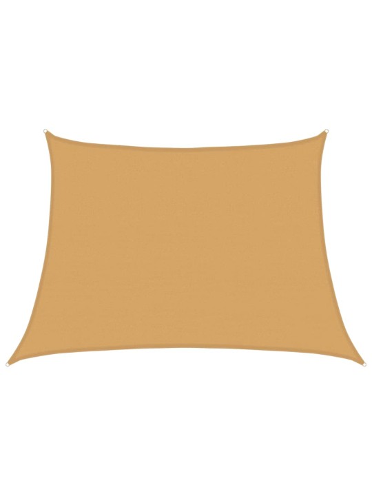 Stínicí plachta 160 g/m² lichoběžník světle šedá 4/5 x 3 m hdpe