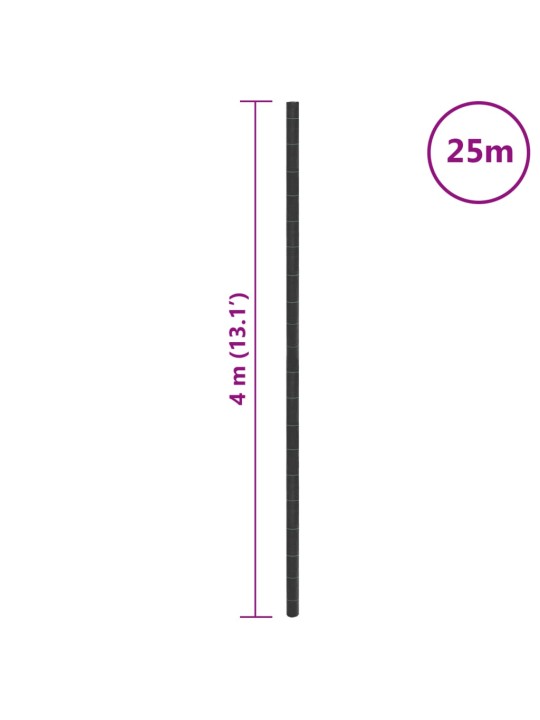 Mulčovací textilie černá 4 x 25 m PP