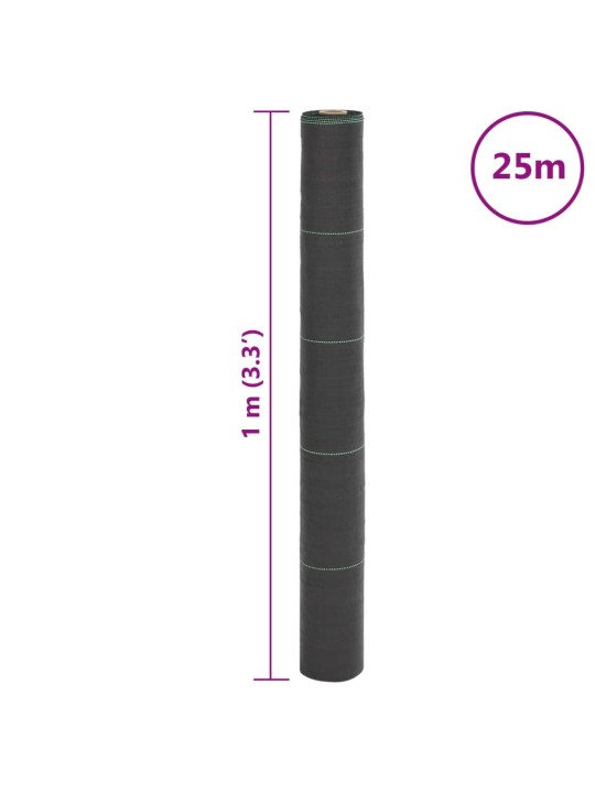 Mulčovací textilie černá 1 x 25 m PP
