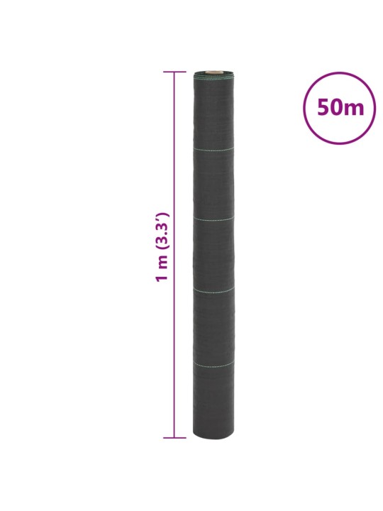 Mulčovací textilie černá 1 x 50 m PP