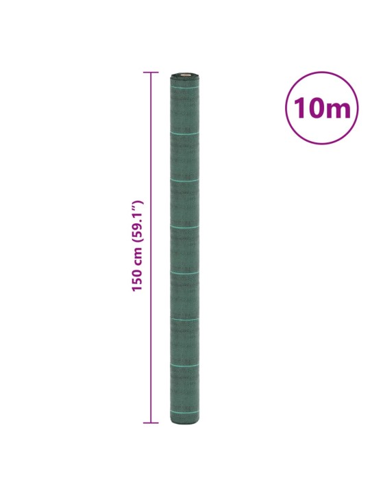 Mulčovací textilie zelená 1,5 x 10 m pp