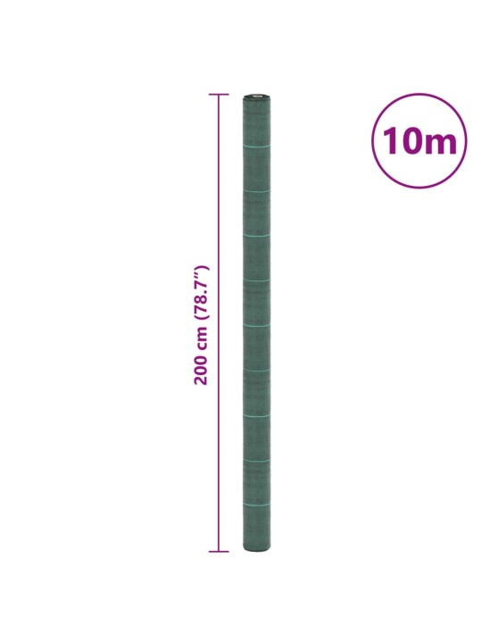 Mulčovací textilie zelená 2 x 10 m PP