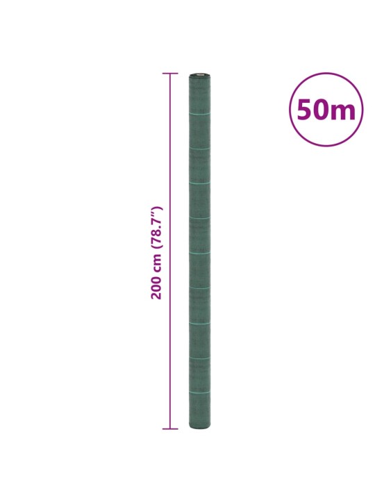 Mulčovací textilie zelená 2 x 50 m PP