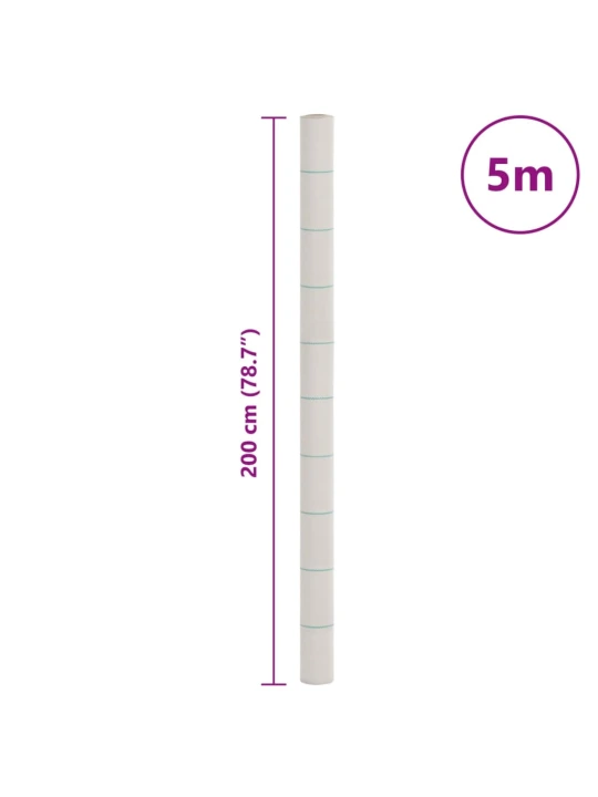 Mulčovací textilie bílá 2 x 5 m pp