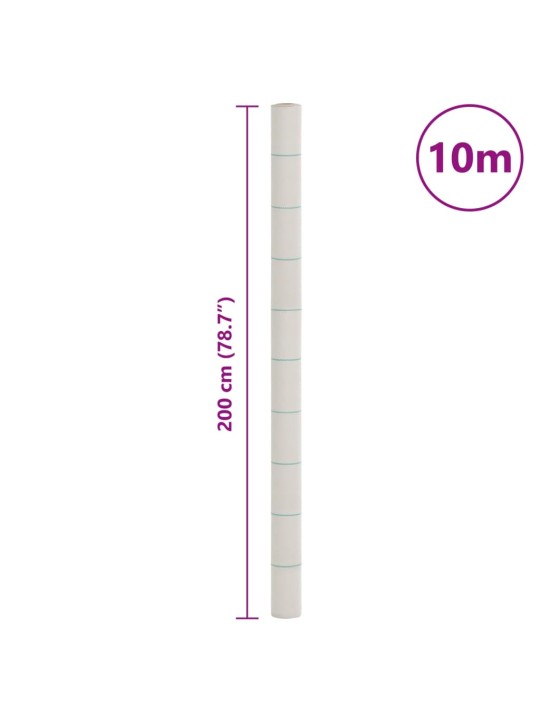 Mulčovací textilie bílá 2 x 10 m PP