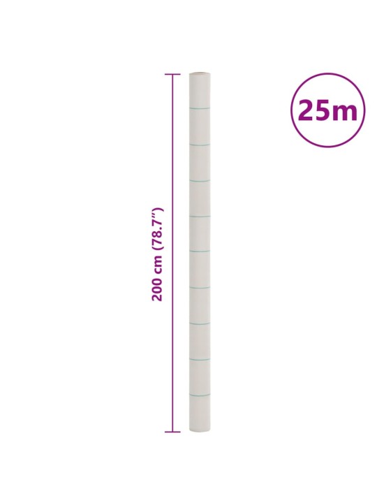 Mulčovací textilie bílá 2 x 25 m PP