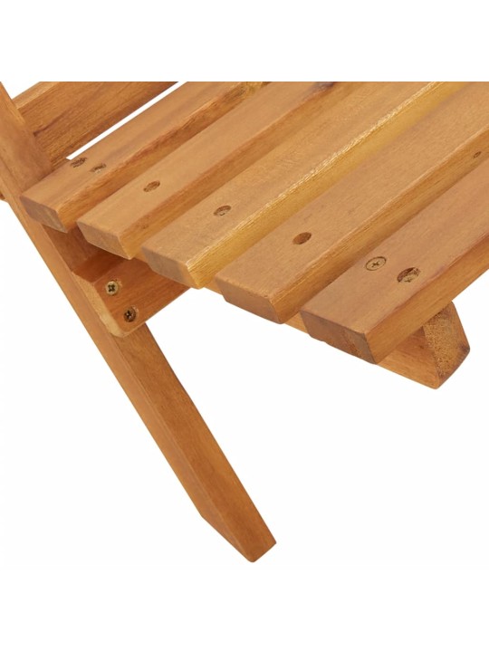 Skládací zahradní židle 4 ks modré a bílé textil a masiv