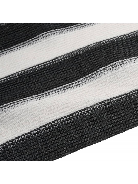 Stínicí tkanina antracitová a bílá 1,2 x 50 m HDPE 75 g/m²