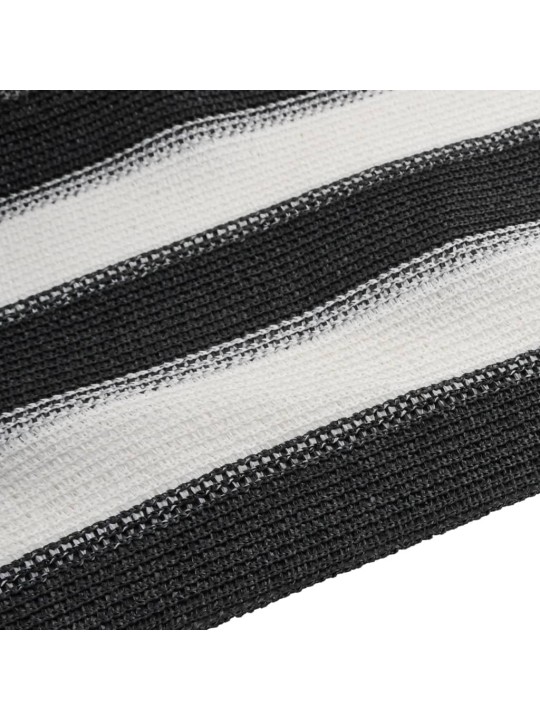 Stínicí tkanina antracitová a bílá 1,8 x 25 m HDPE 150 g/m²