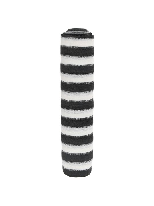 Stínicí tkanina antracitová a bílá 1,8 x 10 m hdpe 195 g/m²