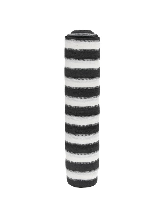 Stínicí tkanina antracitová a bílá 2 x 50 m hdpe 195 g/m²