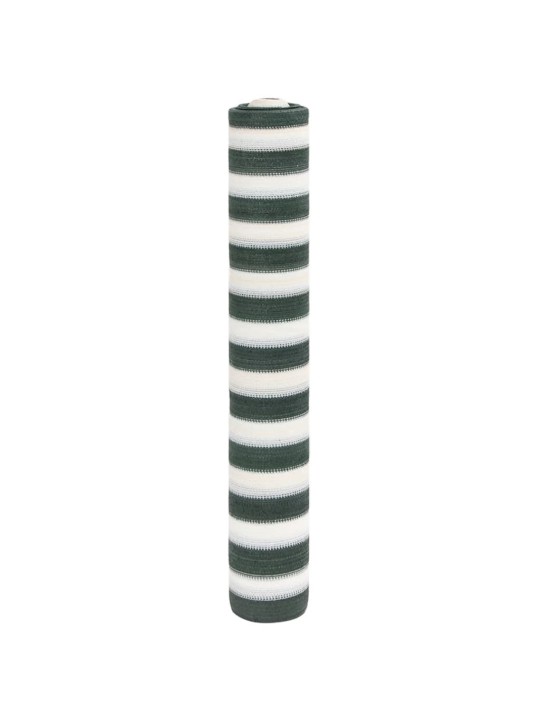 Stínící tkanina zelená a bílá 1,2 x 10 m hdpe 75 g/m²