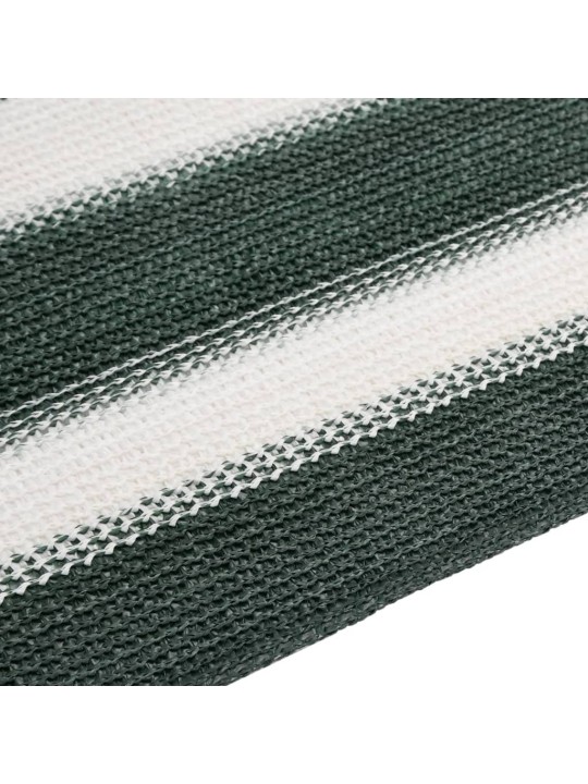 Stínící tkanina zelená a bílá 2 x 25 m hdpe 150 g/m²