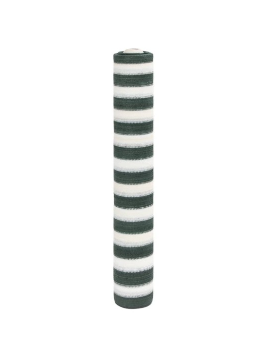 Stínící tkanina zelená a bílá 2 x 10 m hdpe 150 g/m²