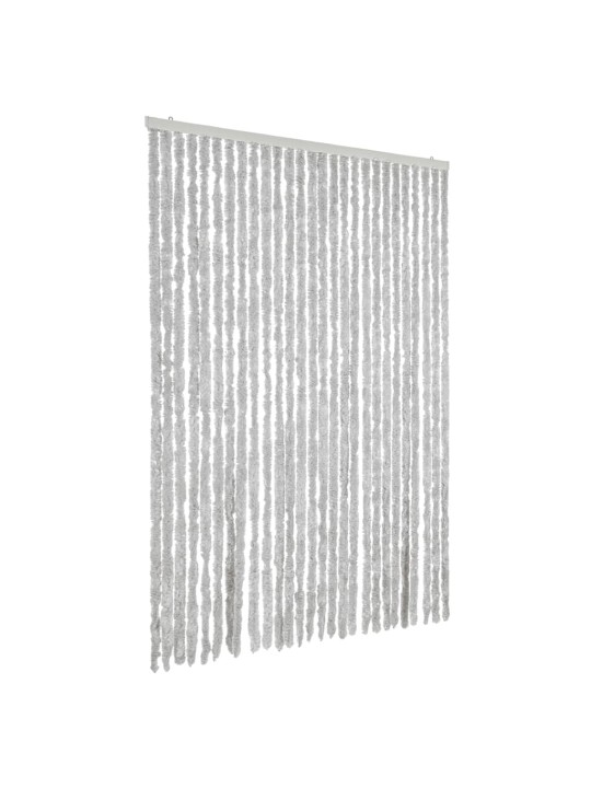 Závěs proti hmyzu šedý 118 x 220 cm žinylka