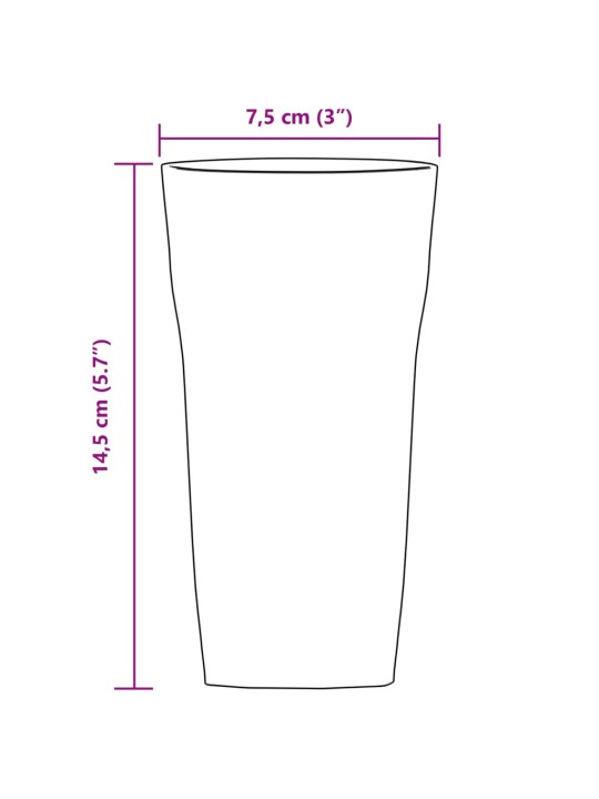 Sklenice na pivo 6 ks 310 ml
