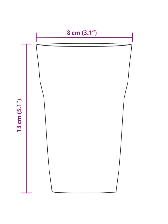 Sklenice na pivo 6 ks 415 ml